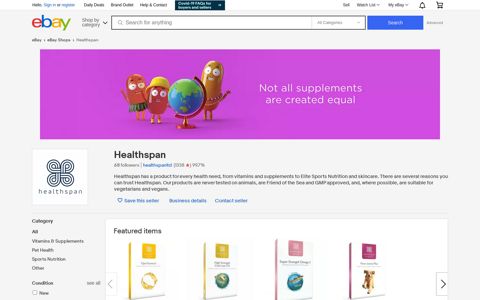 Healthspan | eBay Stores