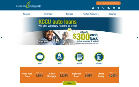 Kellogg Community Credit Union: Home Page