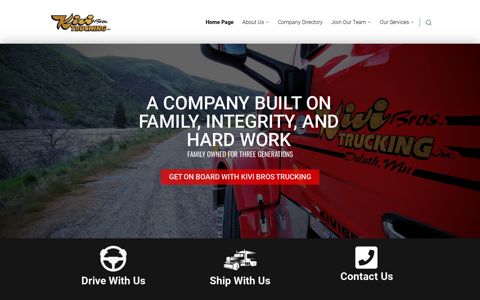 Kivi Bros Trucking: Home Page