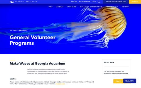 General Volunteer Programs - Georgia Aquarium