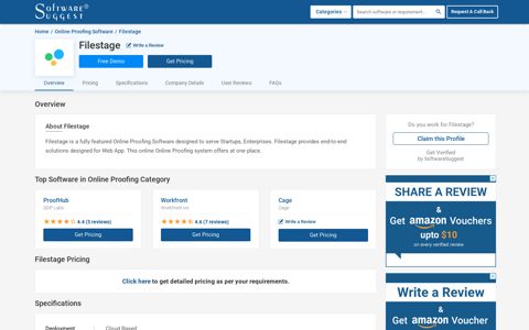 Filestage Pricing, Reviews, Features - Free Demo