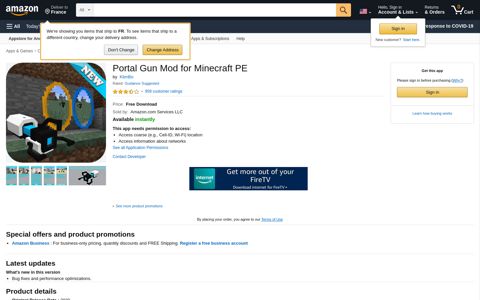Portal Gun Mod for Minecraft PE: Appstore for ... - Amazon.com