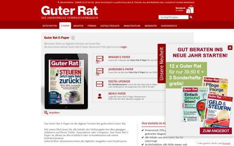 Guter Rat E-Paper