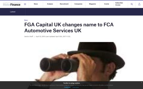 FGA Capital UK changes name to FCA Automotive Services ...