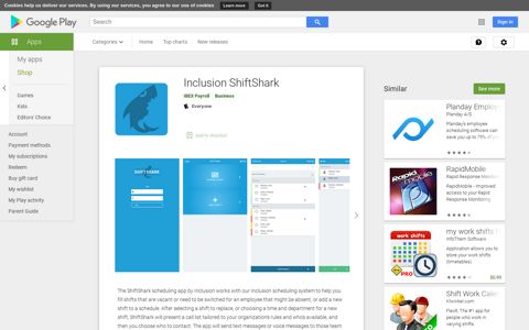 Inclusion ShiftShark - Apps on Google Play