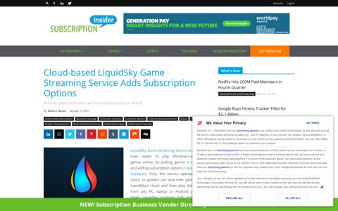 Cloud-based LiquidSky Game Streaming Service Adds ...