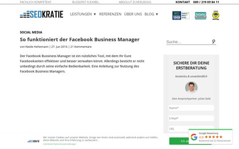 Anleitung: So funktioniert der Facebook Business Manager