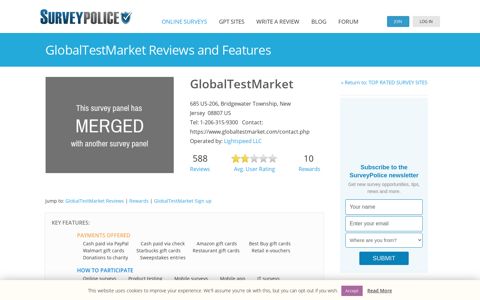 GlobalTestMarket Ranking and Reviews – SurveyPolice