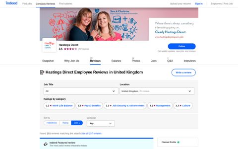 Working at Hastings Direct in United Kingdom: 249 Reviews ...