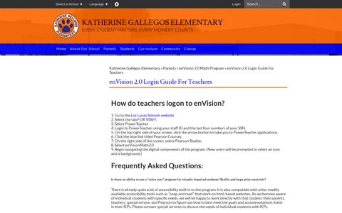 enVision 2.0 Login Guide For Teachers - Katherine Gallegos ...