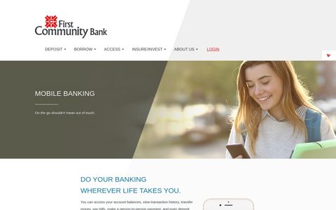 Mobile Banking › First Community Bank