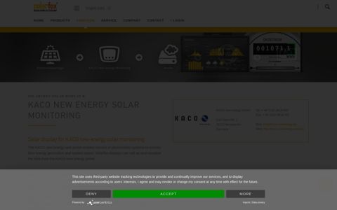 KACO new energy Solar Monitoring with solar display ...