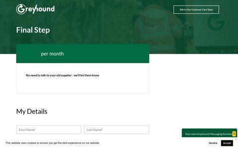 Sign Up New - Greyhound Recycling