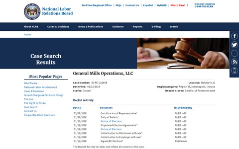 General Mills Operations, LLC | National Labor Relations Board