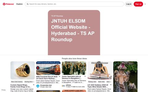 JNTUH ELSDM Official Website – Hyderabad | Website, Wordpress ...
