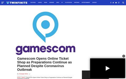Gamescom Opens Online Ticket Shop as Preparations ...