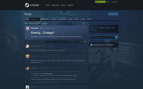 Overly... Creepy? :: Portal General Discussions