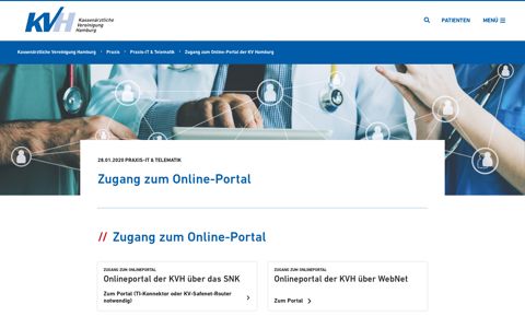 Zugang zum Online-Portal der KV Hamburg - Praxis-IT ...