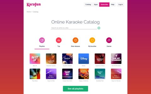 Online karaoke | KaraFun