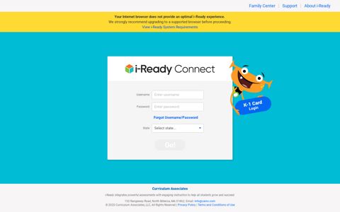 Log in to i-Ready