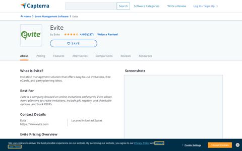 Evite Reviews and Pricing - 2020 - Capterra