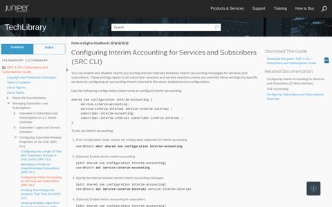 SRC 4.10.x Subscribers and Subscriptions Guide - Juniper Networks