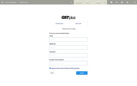Login to GSTplus.com | Your preferred GST partner