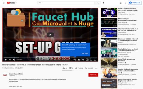 How to Create a FaucetHub.io account for bitcoin ... - YouTube