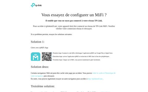 TP-Link: Trying to configure the MiFi?