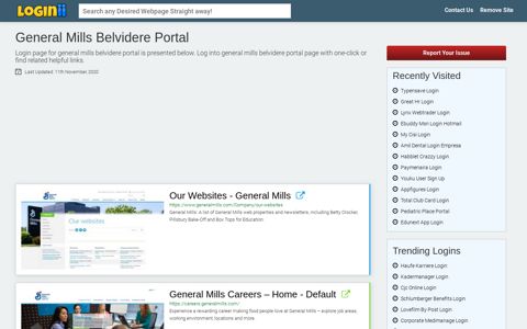 General Mills Belvidere Portal - Loginii.com