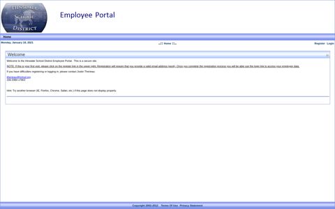 Hinsdale Employee Portal > Home