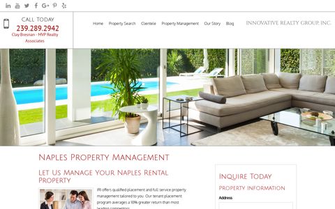 Naples Property Management - Innovative Realty, Inc.
