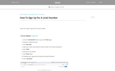 How To Sign Up For A Line2 Number – Line2 Support