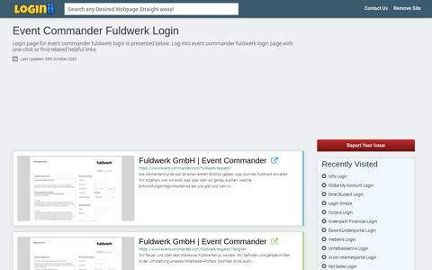 Event Commander Fuldwerk Login - Loginii.com