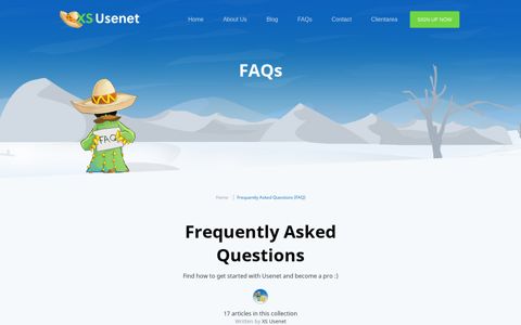 Frequently Asked Questions (FAQ) | XS Usenet Help center