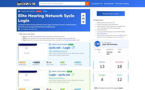 Elite Hearing Network Sycle Login - Logins-DB