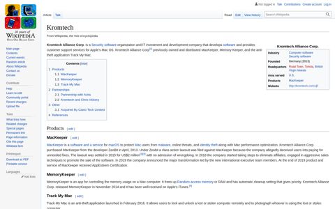 Kromtech - Wikipedia