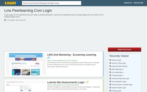 Lms Peerlearning Com Login - Loginii.com
