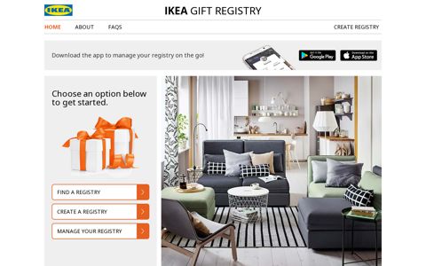 Home - IKEA Gift Registry