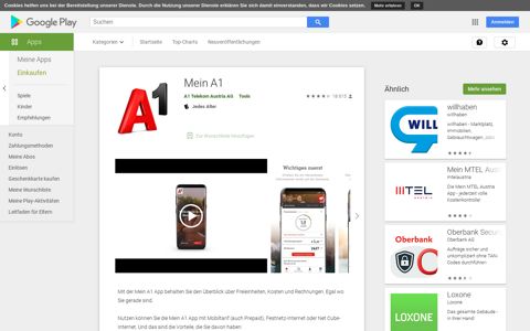 Mein A1 – Apps bei Google Play