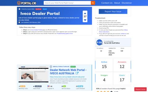 Iveco Dealer Portal