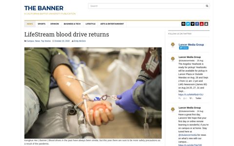 LifeStream blood drive returns – The Banner