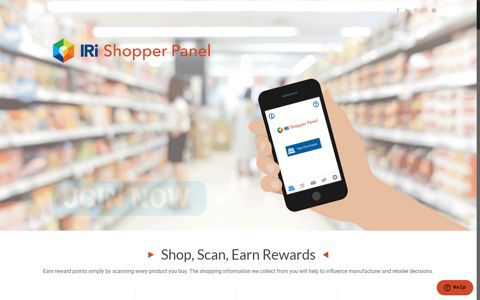 IRI Shopper Panel – Earn Rewards As You Shop