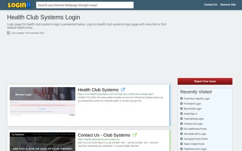 Health Club Systems Login - Loginii.com