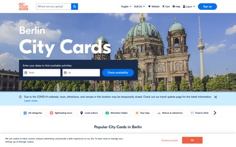 Berlin: Get2Card Buy 1 Get 1 Free from over 500 Partners ...