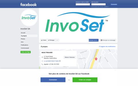 InvoSet SA - About | Facebook
