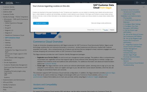 SAP Commerce Cloud - Gigya Documentation - Developer's ...