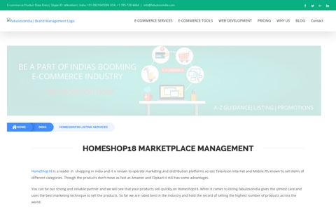 Homeshop18 Product Data Entry | Bulk Listing & Marketing ...