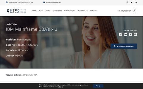 IBM Mainframe DBA's x 3 – ERS | European Recruitment ...