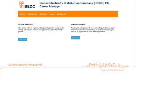 Ibadan Electricity Distribution Company (IBEDC) Plc Career ...
